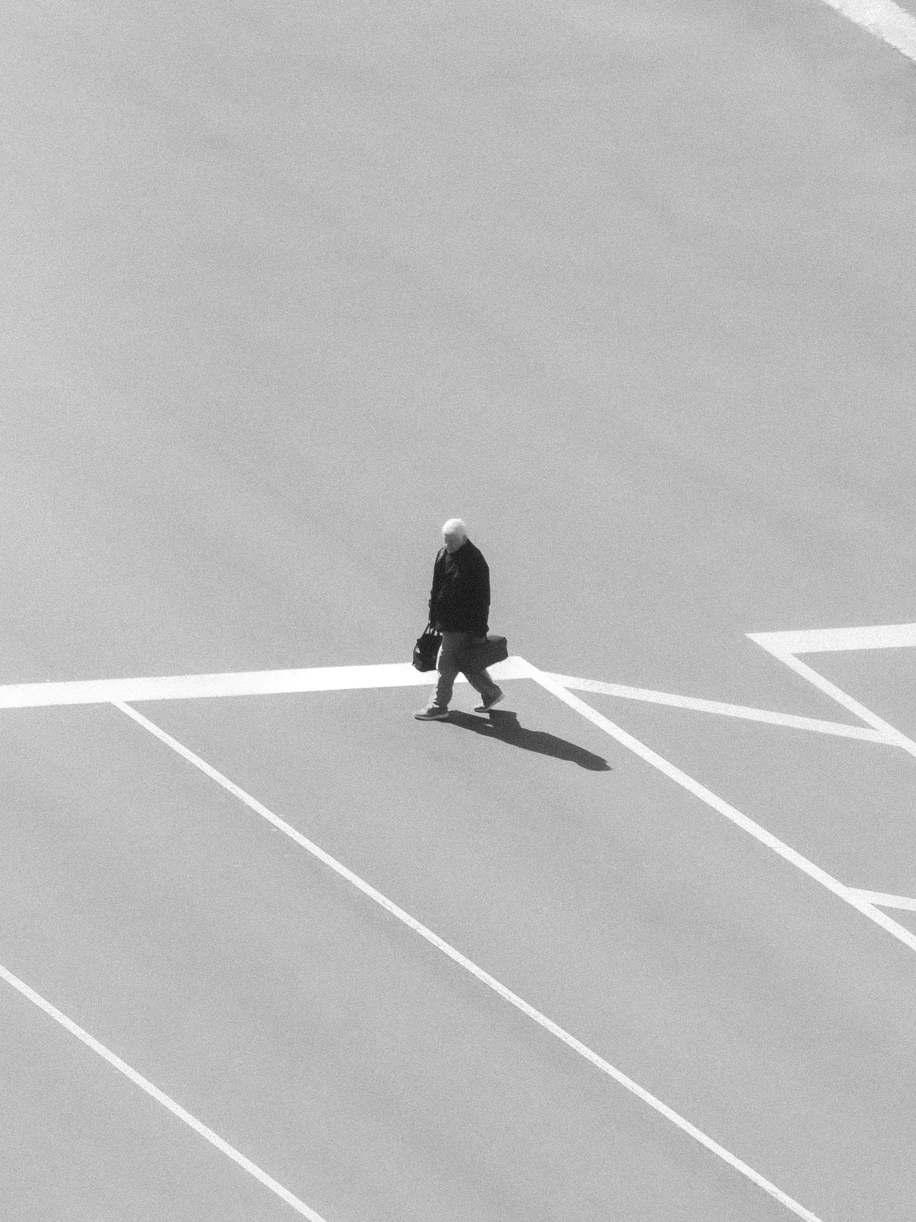 A figure with a briefcase